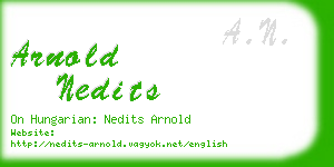 arnold nedits business card